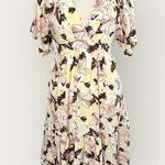 The Clothing Company NWT THE CLOTHING CO Boutique Floral Tie Back Fit & Flare Midi Dress, Medium Photo 0