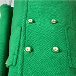 Juicy Couture Wool Textured Essex Double Breasted Pea Coat Kelly Green Size S Photo 12