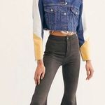 Free People Black High Waisted Flare Jeans Photo 0