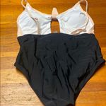 Cupshe  Blush and Black One Piece Swimsuit Photo 1
