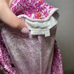 Anthropologie  Pilcro Floral Jogger Pants White Pink Orange Size L boho resort Photo 5