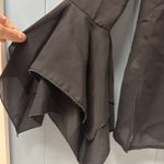 Jeffrey Halper Zebra Black Ruffle Front and Sleeves Shirt Women's Sz M Castecore Size M Photo 8