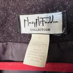 Vintage Mary McFadden Wool Blend Blazer Eggplant Dark Purple Size 6 Photo 3