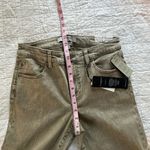 Liverpool Jeans Company Liverpool Los Angeles Hannah High Rise Cropped Flare Leg Jeans NEW Olive Green Photo 11