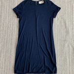 Alice + Olivia  AIR Navy Linen Dress S Photo 0