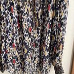 Isabel Marant  Pilay Printed Patchwork Silk Blouse in Midnight Photo 7