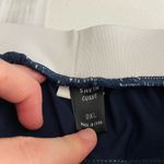 SheIn NWOT curve women’s navy blue white waistband stretch joggers pants active Photo 4