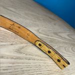 Ammons Boots Authentic Caiman Alligator Belt Tan Camel 1” Buckle Western Rodeo Photo 4