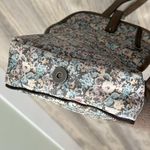 American Eagle  Outfitters Small Floral Crossbody Purse Brown Faux Leather Bag Photo 8