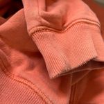 IZOD GOLF (M) PEACH PULLOVER SWEATSHIRT RIB TEXTURE TO SIDE PANELS PREOWNED Photo 9