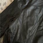 Who What Wear Black and Cream Faux Leather Jacket⭐️ Photo 1