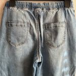 REWASH  Blue Boyfriend Drawstring Elastic Waist RippedJeans S Photo 5