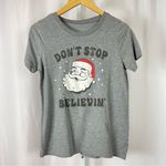 Grayson Threads  Small Santa Clause Music Graphic Tee Shirt Crewneck Christmas Photo 0