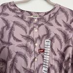 Duluth Trading Co Feathers Tunic Top Plus Size 2X Purple wrinkle fighter NWT Photo 5