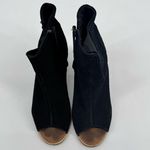 Toms Black Peep-Toe Booties — Size 9 Photo 4