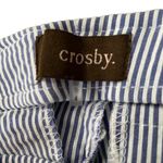 Crosby women's size 4 light blue and white striped ribbed cropped pull Photo 8