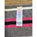 LuLaRoe T Shirt Size XS Stripe Tunic Top Hi-Low Loungewear Preppy Comfy Stretch Photo 2