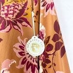 Spartina 449  Cora Silk Blouse Linden Size Large NWT Vintage Thistle Bran Photo 7