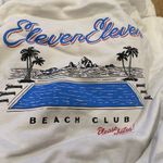 Eleven Eleven Beach Club Hoodie Size XL Photo 1