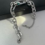 Link Chain Snake Bracelet for Men Women Streetwear Punk Hip Hop Unisex Style Silver Photo 3