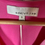 Adelyn Rae LILA WRAP-EFFECT SATEEN BODYSUIT NWT sorbet pink size small Photo 4