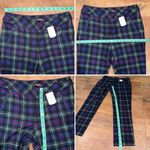 J. McLaughlin NEW Plaid Ankle Ross Pants | Stretch Knit Trousers | Size 6 Photo 13