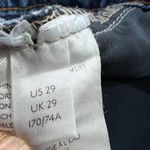 We The Free People Jeans Womens 29 Distressed Blue Denim Mid Rise Tapered Casual Photo 3