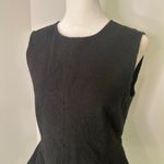 Theory  black peplum sleeveless top size M Photo 3