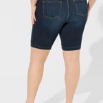 Torrid  Jegging Blue Denim Bermuda Super Soft High Rise Shorts Photo 3
