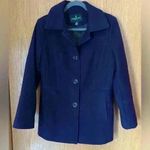 London Fog  Purple peacoat size Medium Photo 10
