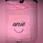 Aerie  Pink Fleece Oversized Button Shirt Shacket Size XSmall Photo 6