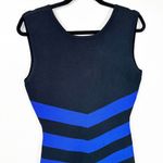 Ted Baker NEW Dress Womens 3- US 8 Bellie Blue Black Striped Stretch BodyCon Photo 5