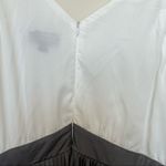 Armani Exchange AX Paris curve dress 14 pleated V neck stretch sleeveless midi Photo 6