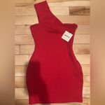 superdown  ROCKIE ONE SHOULDER RED DRESS Photo 1