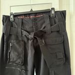 Johnny Was Pete & Greta Black Utility Cargo Pants Size 8 Photo 1