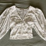 Abercrombie & Fitch White Floral Top Photo 0