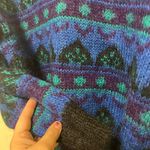 Gallagher Blue and black vintage sweater Photo 7