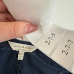 Lucky Brand  Kimono Womens X Small Small Blue Embroidered Cardigan Tie Front Boho Photo 3