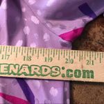 Vintage 80s Flora Kung Sheath Dress Purple‎ Silk Retro Glam Puff Shoulder Purple Size 8 Photo 8