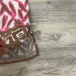 JM Collection 100% Linen Pink, Brown & White Abstract Print Tunic Size 14 Photo 10