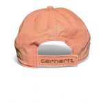 Carhartt Women's Pink Adjustable Baseball Cap with leather logo patch Hat Photo 3
