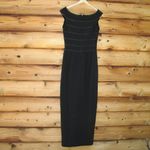 Tadashi Shoji Vintage 90's Black Gown Dress Photo 4