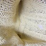 BTB Los Angeles Lisbeth Raffia Tote Unlined Pearl Detail Tan Photo 5