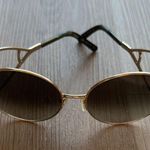 Chloé Chloe Gold Oval Sunglasses Photo 0