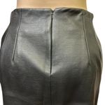 Vintage Original Generra Duralife Black Zip Pocket Vegan Leather Mini Skirt 10 Photo 4