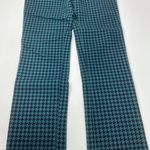 Charter Club  Lexington Straight Dark Green Houndstooth Pants Size 6 Photo 3