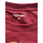 Ed Hardy Women's Burgundy Sweatshirt XL Photo 3