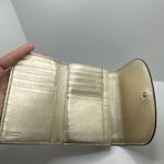 Coach  Gold and off white Trifold Wallet Photo 5