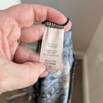 Dress Barn Y2K  V Neck Blue and Brown Cheetah Floral Print Blouse Size M Photo 6