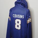 Vikings team sweat shirt #8 cousins size medium Photo 4